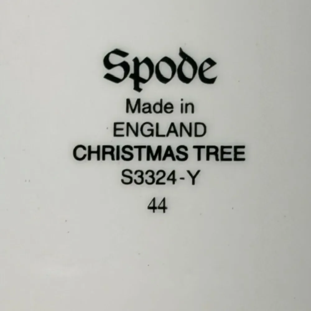Spode christmas tree